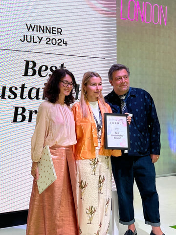 Oh Kimono wins ''Best Sustainable Brand'' at Pure London x JATC in London