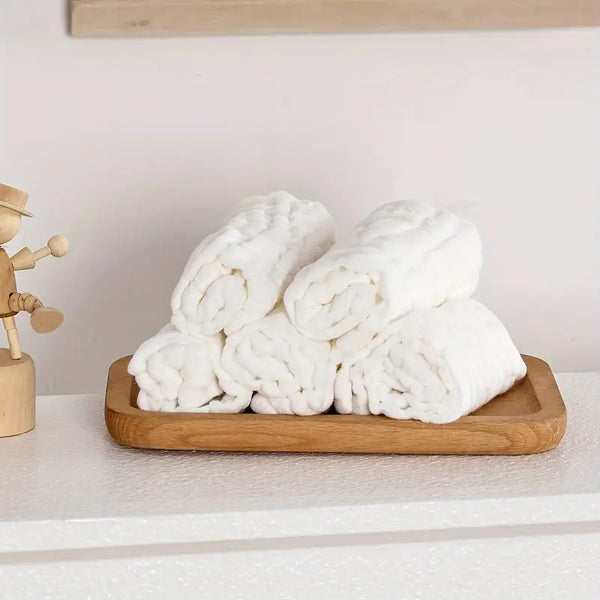 Set 6 pieces muslin cloth (white)