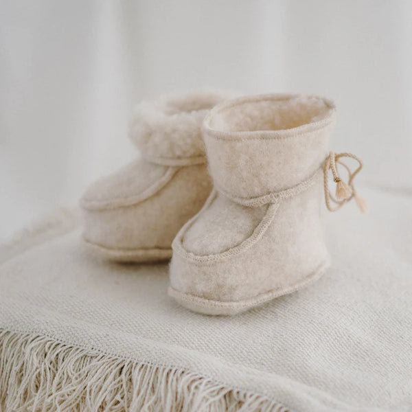 100% merino baby shoes