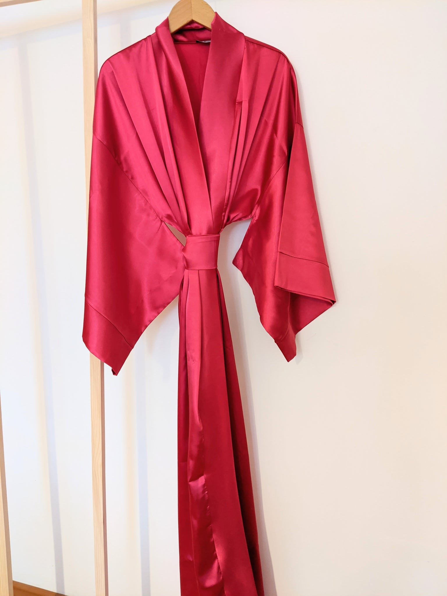 Pink Iki Uni Long Kimono - OhKimono